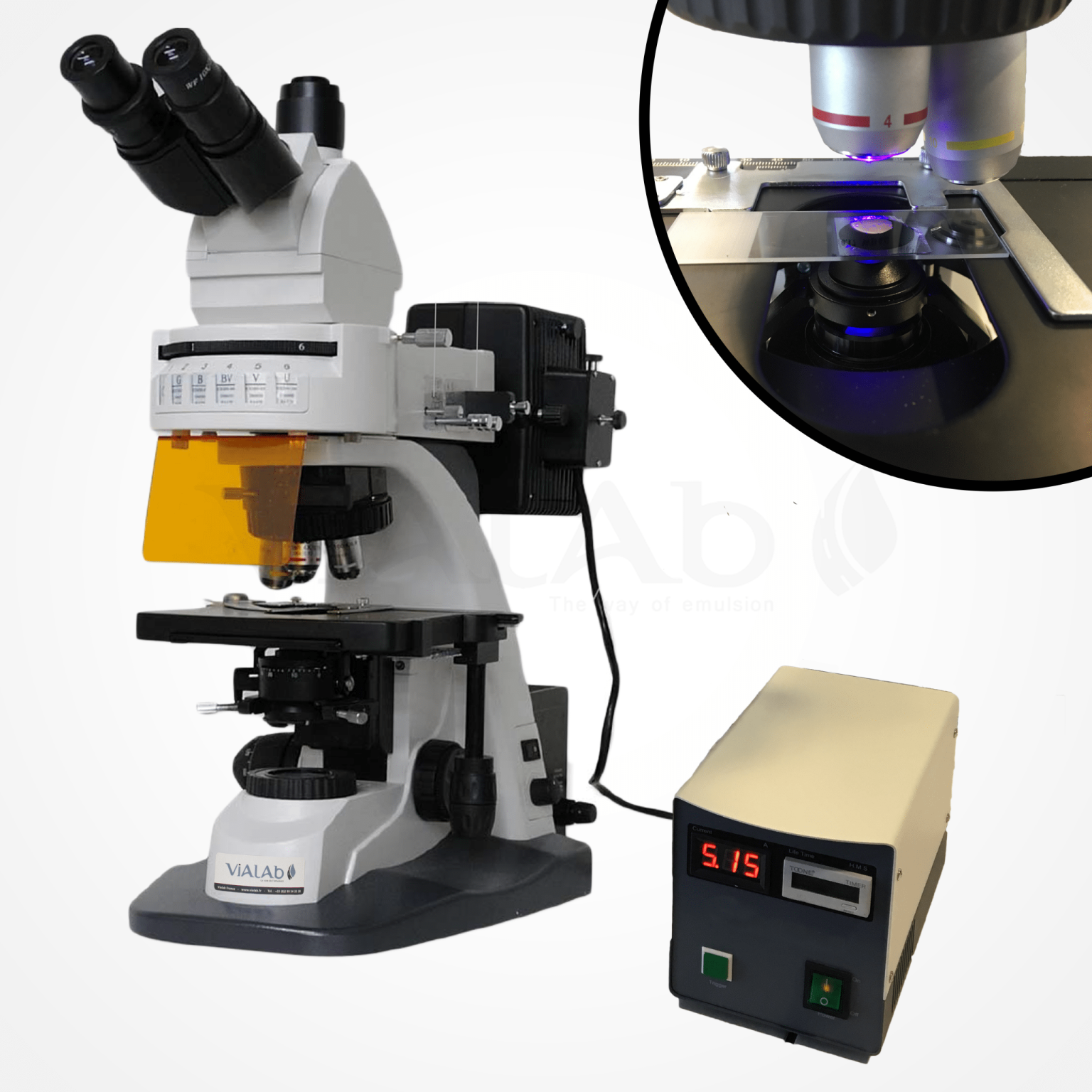 Epi-Fluorescence Microscope - VIALAB